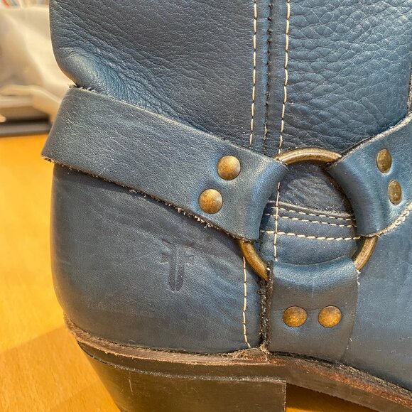 Frye Harness 12R Boot Teal Size 10 - Picture 4 of 8